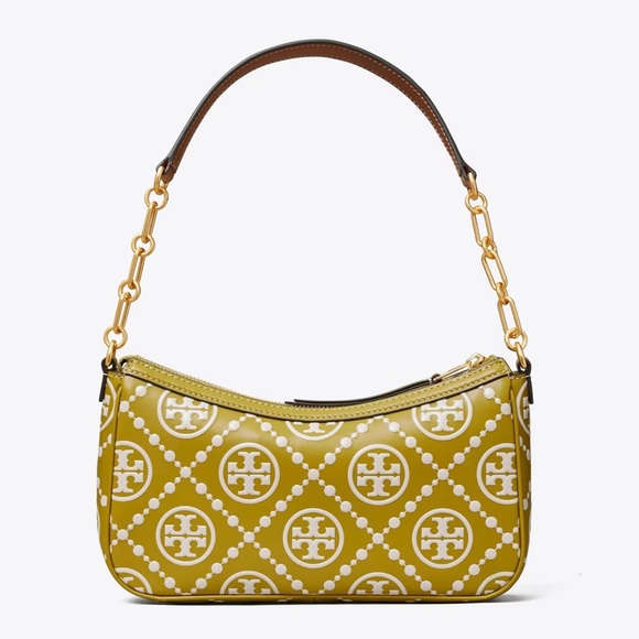 T MONOGRAM EMBOSSED STUDIO BAG - Picture 3 of 12